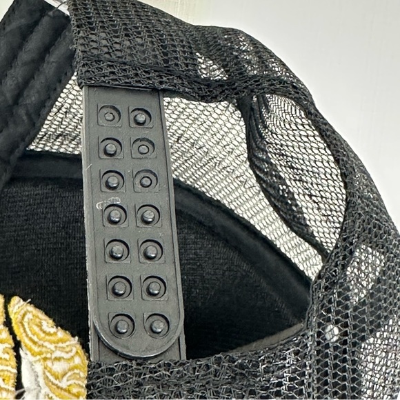 Dirty Honey Black & Yellow Band Logo On A Cobra Adjustable Trucker Hat - Picture 12 of 13